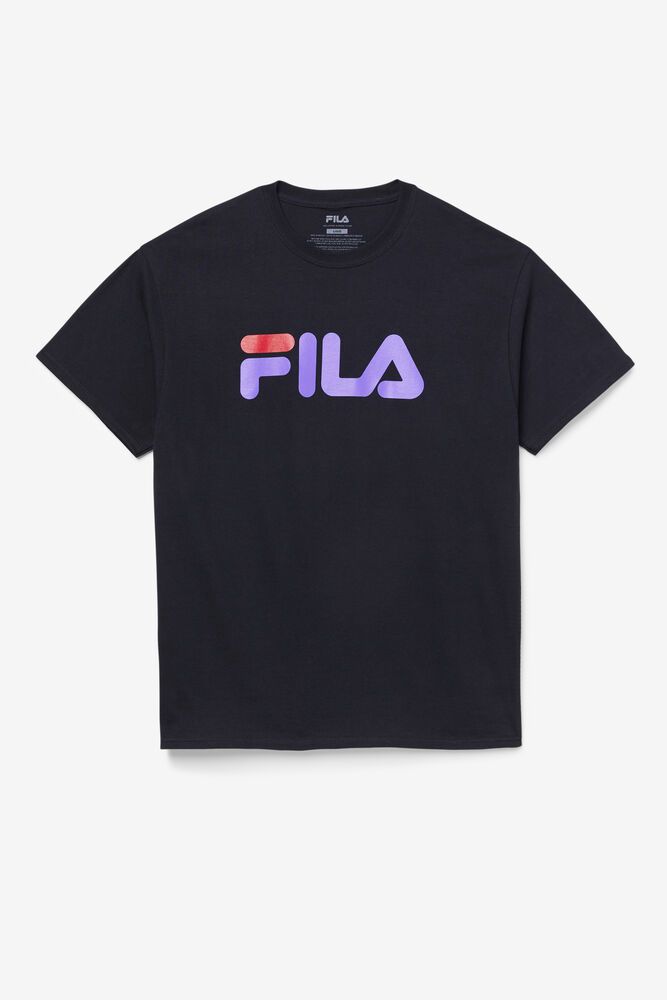 Tricou Fila Barbati Negrii Logo LHAV-56481